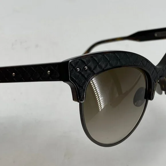 Bottega Veneta Black Woven Avana BV0014S SunglassesExcellent Condition